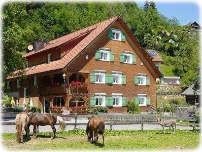 Hotel Gasthaus Schaefle Bürserberg Buitenkant foto