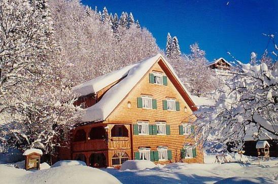 Hotel Gasthaus Schaefle Bürserberg Buitenkant foto